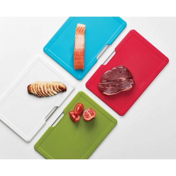 Joseph Joseph 60185 Folio Büyük Kesme Tahtası Seti - Gümüş