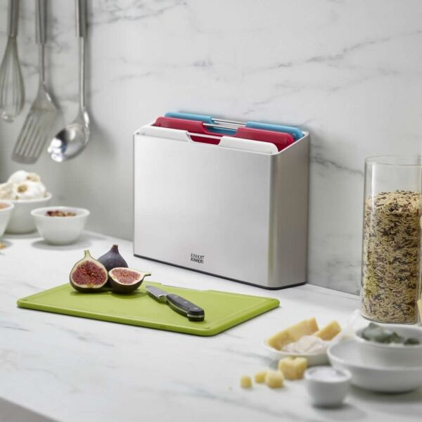 Joseph Joseph 60185 Folio Büyük Kesme Tahtası Seti - Gümüş