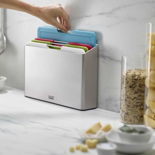 Joseph Joseph 60185 Folio Büyük Kesme Tahtası Seti - Gümüş