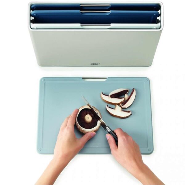 Joseph Joseph 60193 Folio Büyük Kesme Tahtası Seti - Gümüş