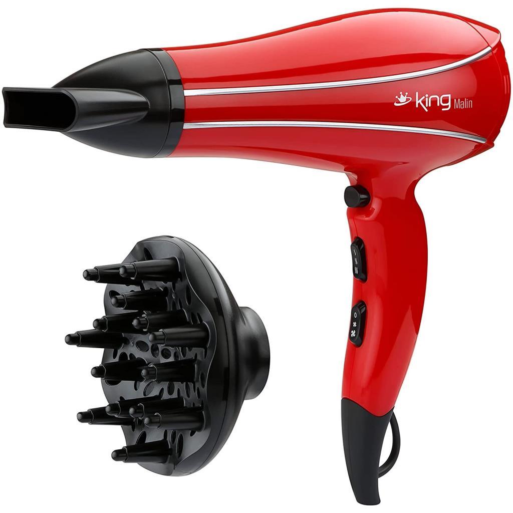 King KSK 434 Malin 2200W Saç Kurutma Makinesi - Kırmızı