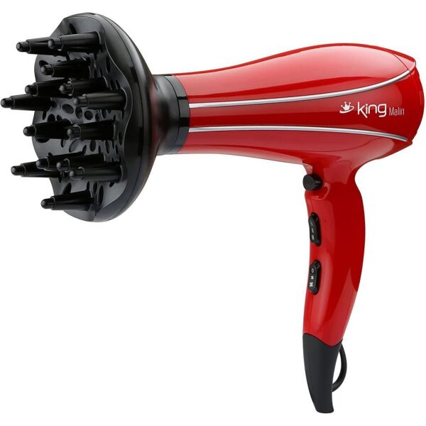 King KSK 434 Malin 2200W Saç Kurutma Makinesi - Kırmızı
