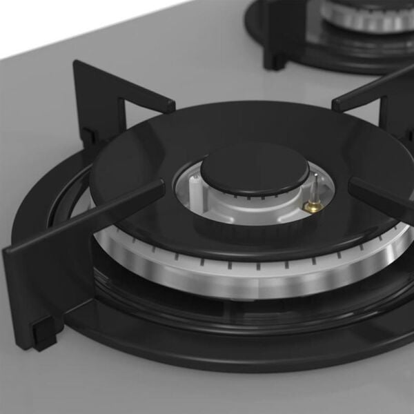 Ferre RS038 75 Cm. 5 Gözlü Woklu Ankastre Cam Ocak - Gri