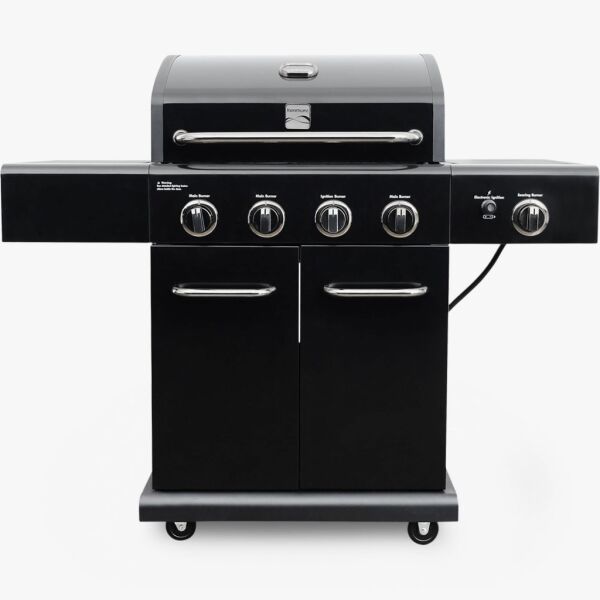 Kenmore PG-40409S0LB-1 Gazlı 4 Ocaklı Barbekü - Siyah