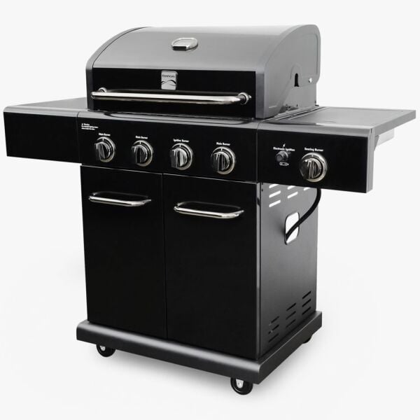 Kenmore PG-40409S0LB-1 Gazlı 4 Ocaklı Barbekü - Siyah