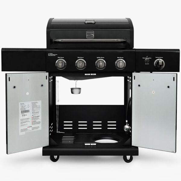 Kenmore PG-40409S0LB-1 Gazlı 4 Ocaklı Barbekü - Siyah