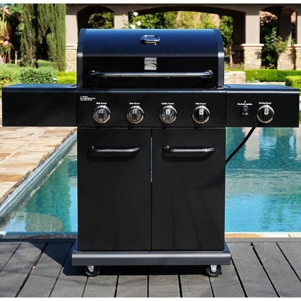 Kenmore PG-40409S0LB-1 Gazlı 4 Ocaklı Barbekü - Siyah