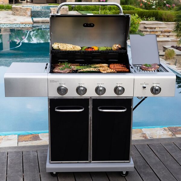 Kenmore PG-40409S0LB Gazlı 4 Ocaklı Barbekü - İnox