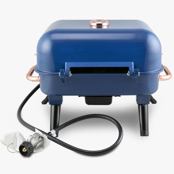 Kenmore KT-R40003-NC Gazlı 2 Ocaklı Masa Üstü Barbekü - Mavi