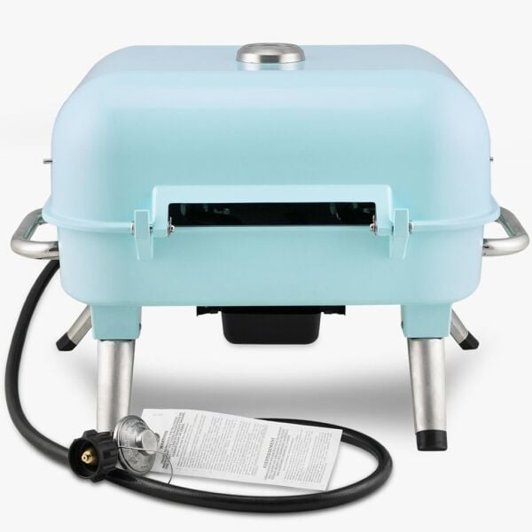 Kenmore KT-R40003-TQ Gazlı 2 Ocaklı Masa Üstü Barbekü - Turkuaz