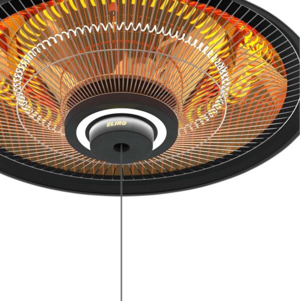 MirKraft Elirg Light 2000W Led Aydınlatmalı Tavan Tipi Isıtıcı