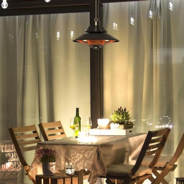 MirKraft Elirg Light 2000W Led Aydınlatmalı Tavan Tipi Isıtıcı