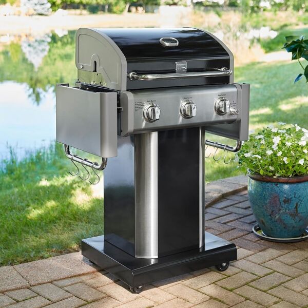 Kenmore PG-4030400LN-BK Gazlı 3 Ocaklı Barbekü - İnox