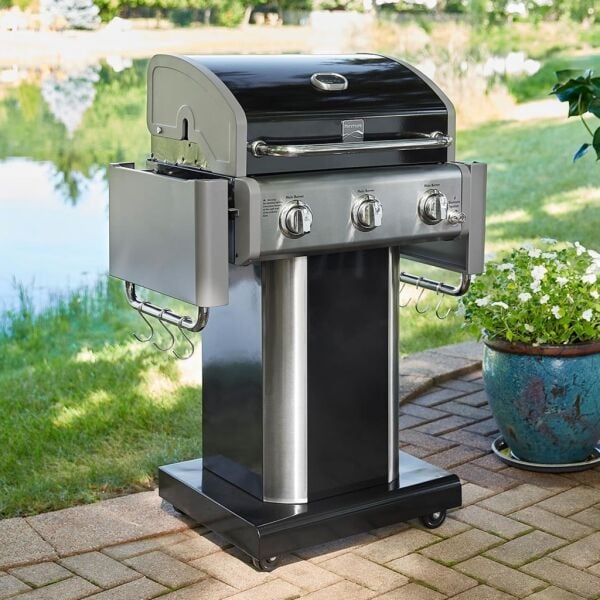 Kenmore PG-4030400LN-BK Gazlı 3 Ocaklı Barbekü - İnox