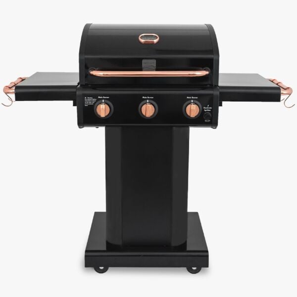 Kenmore PG-4030400LN-BC Gazlı 3 Ocaklı Barbekü - Siyah