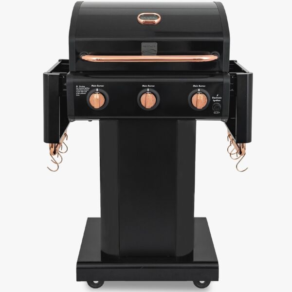 Kenmore PG-4030400LN-BC Gazlı 3 Ocaklı Barbekü - Siyah