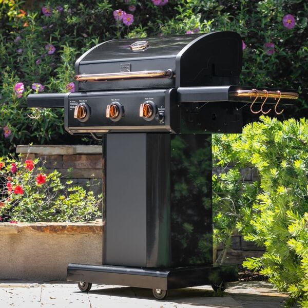 Kenmore PG-4030400LN-BC Gazlı 3 Ocaklı Barbekü - Siyah