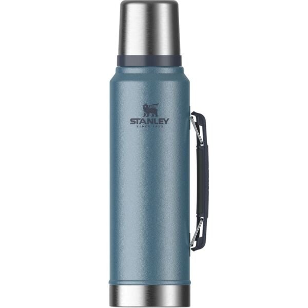 Stanley 10-08266-058 Klasik Vakumlu 1 Litre Çelik Termos - Koyu Mavi