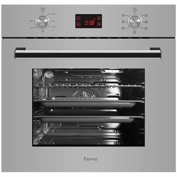 Ferre Fara Dokunmatik Dijital Gri Cam Ankastre Set