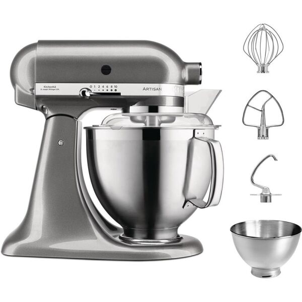 KitchenAid Artisan 5KSM185PSEMS Medallion Silver 4.8 Litre Mutfak Şefi