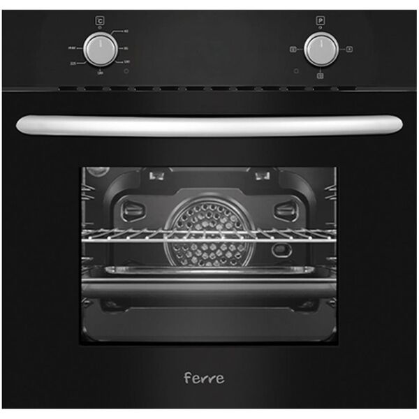 Ferre Black Lizbon Turbo Siyah Cam Ankastre Set