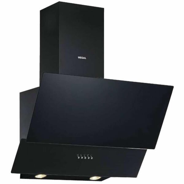 Regal Dijital Turbo Siyah Cam Ankastre Set