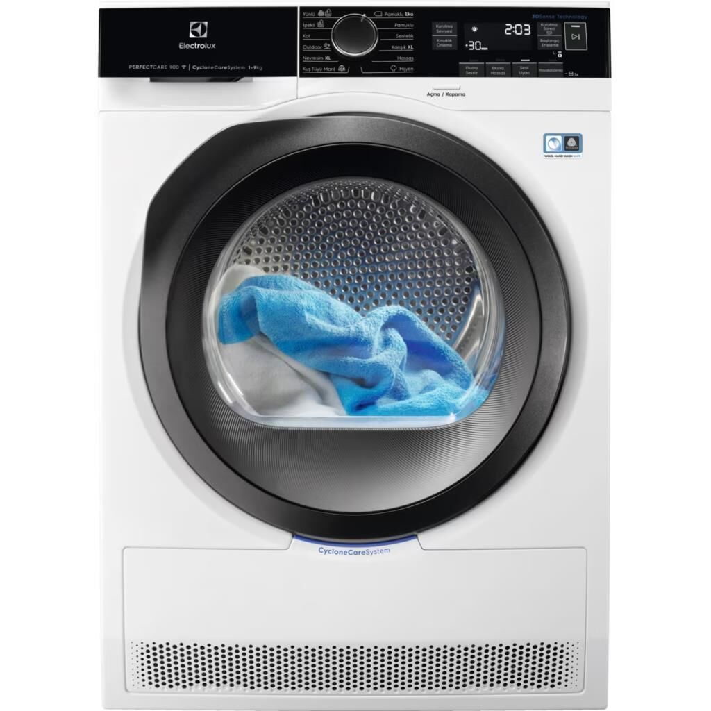 Electrolux EW9H189ST PerfectCare 900 9 Kg. Çamaşır Kurutma Makinesi
