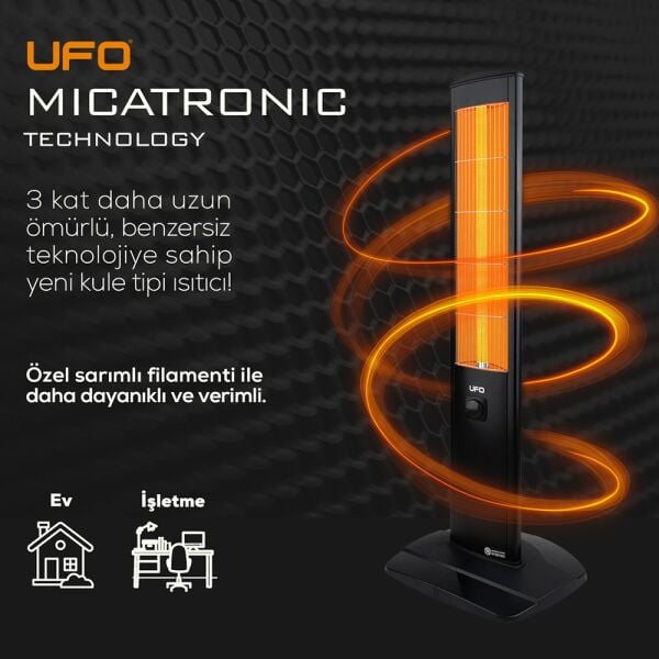 Ufo Micatronic 2400W Kule Tipi Isıtıcı