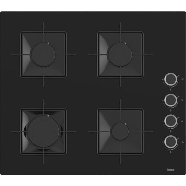 Ferre XE61MDV - SS205 - D086 4 Prog. Mekanik Statik XL 78 Litre Ankastre Set - İnox/Siyah