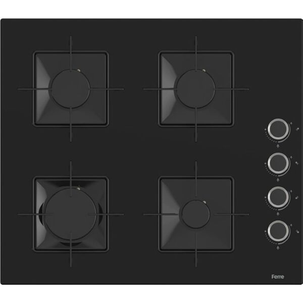 Ferre XE61MDV - SS205 - D086 4 Prog. Mekanik Statik XL 78 Litre Ankastre Set - İnox/Siyah