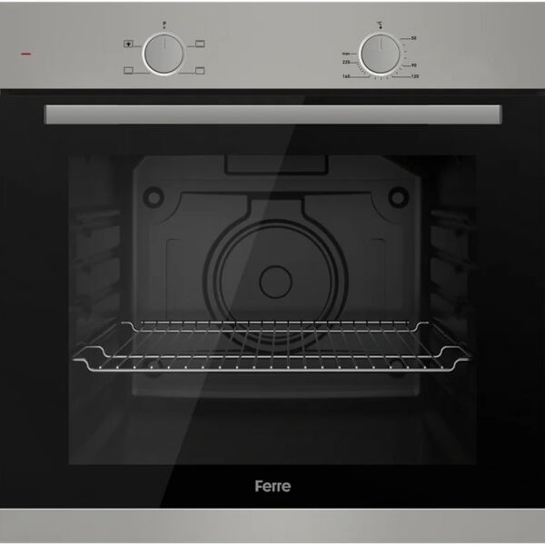 Ferre XE61MDV - SS205 - D086 4 Prog. Mekanik Statik XL 78 Litre Ankastre Set - İnox/Siyah