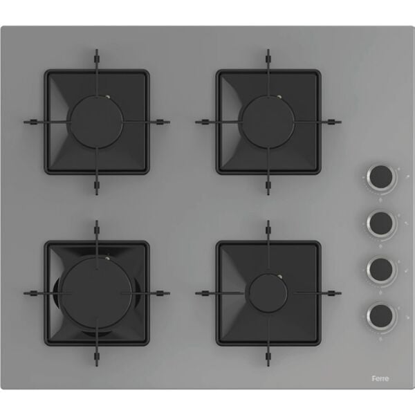 Ferre XE61MDV - SS208 - D088 4 Prog. Mekanik Statik XL 78 Litre Ankastre Set - Gri