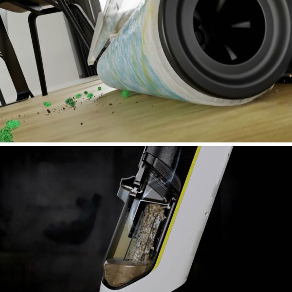 Karcher KFL 1 Islak & Kuru 3 in 1 Kablosuz Dikey Şarjlı Süpürge