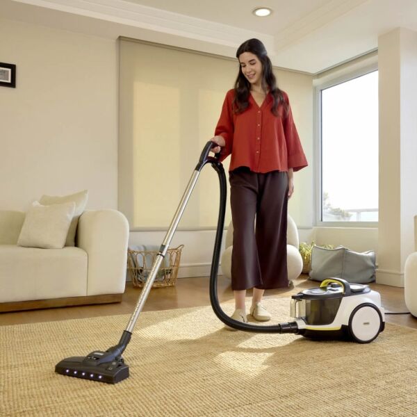 Karcher VCC 6 CycloneX Dual Control BW 800W Toz Torbasız Elektirikli Süpürge - Beyaz (5 Yıl Garanti)