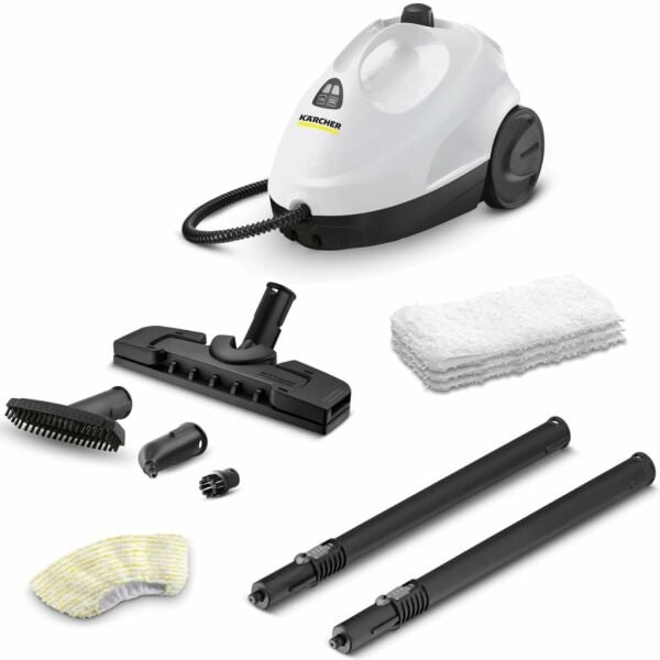 Karcher KST 2 + Cloth Set 1500W 3.2 Bar Buharlı Temizlik Makinesi - Beyaz