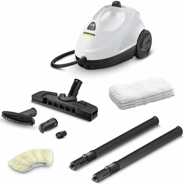 Karcher KST 2 + Cloth Set 1500W 3.2 Bar Buharlı Temizlik Makinesi - Beyaz
