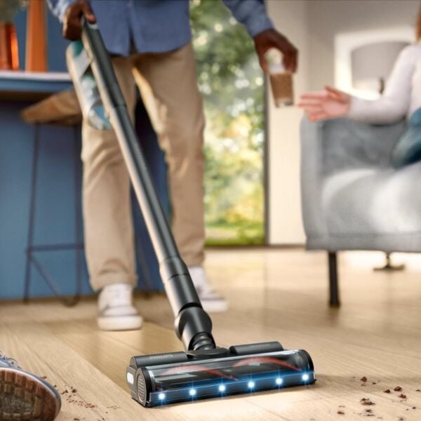 Philips XC6557/01 Aqua Dikey Şarjlı Süpürge + HDA150/61 Kahve Makinesi Hediyeli