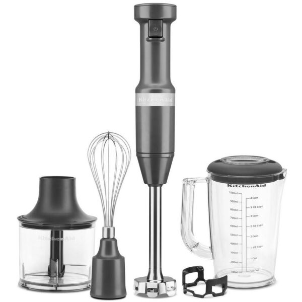 KitchenAid 5KHBV83EDG El Blender Seti - Charcoal Grey