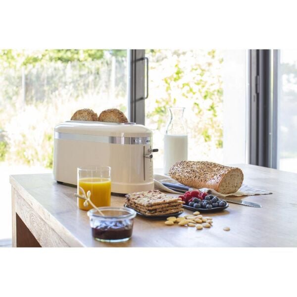 KitchenAid 5KMT3115EAC Design 2 Dilim Uzun Yuvalı Ekmek Kızartma Makinesi - Almond Cream