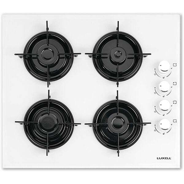 Luxell DDT 8 Program Dijital Dokunmatik Turbo Beyaz Cam Ankastre Set