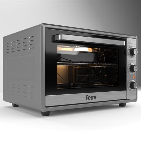 Ferre 60630 60 Litre 6 Program Turbo Mini Fırın - İnox