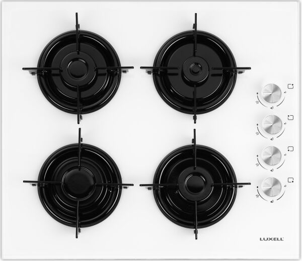 Luxell Kristal 4 Program Turbo Ankastre Beyaz Cam Set