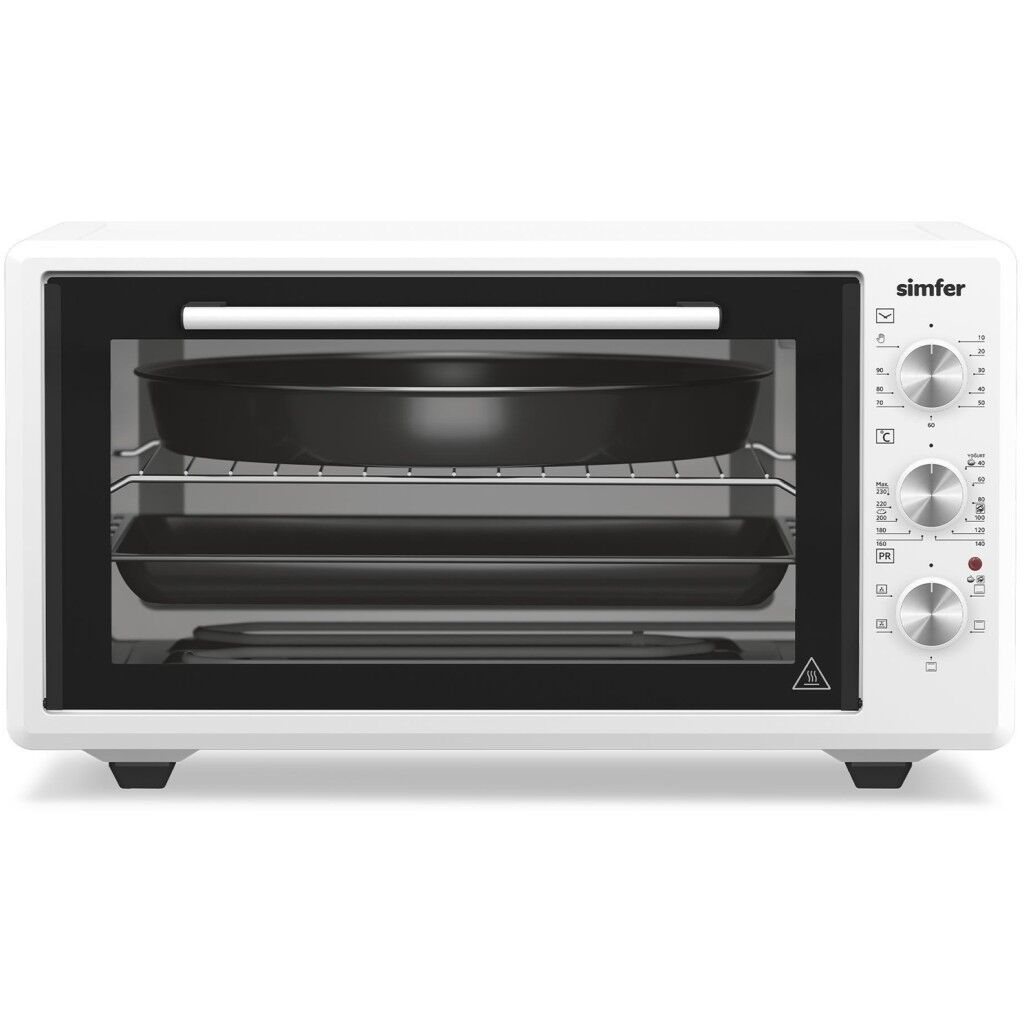 Simfer 4546 45 Litre Turbo Midi Fırın - Beyaz