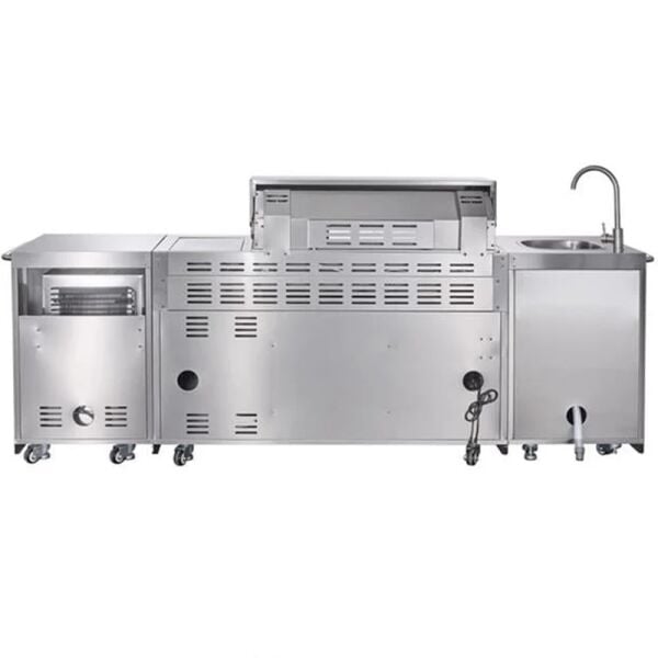 Berfmann BRGG-275S 6+2 Barbekü ve Buzdolaplı Paslanmaz Çelik Outdoor Mutfak