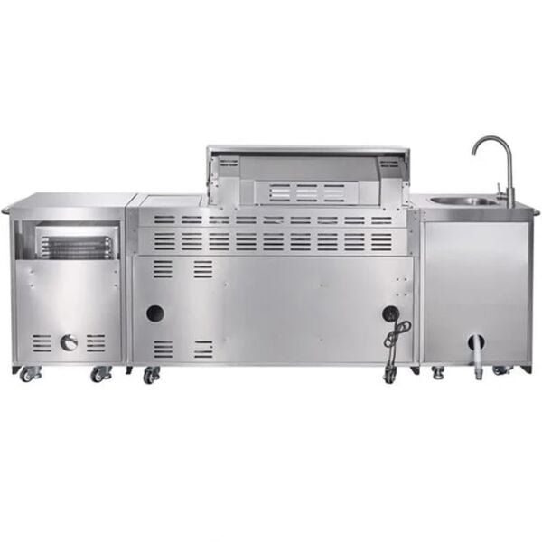 Berfmann BDGG-275S 6+2 Barbekülü Paslanmaz Çelik Outdoor Mutfak