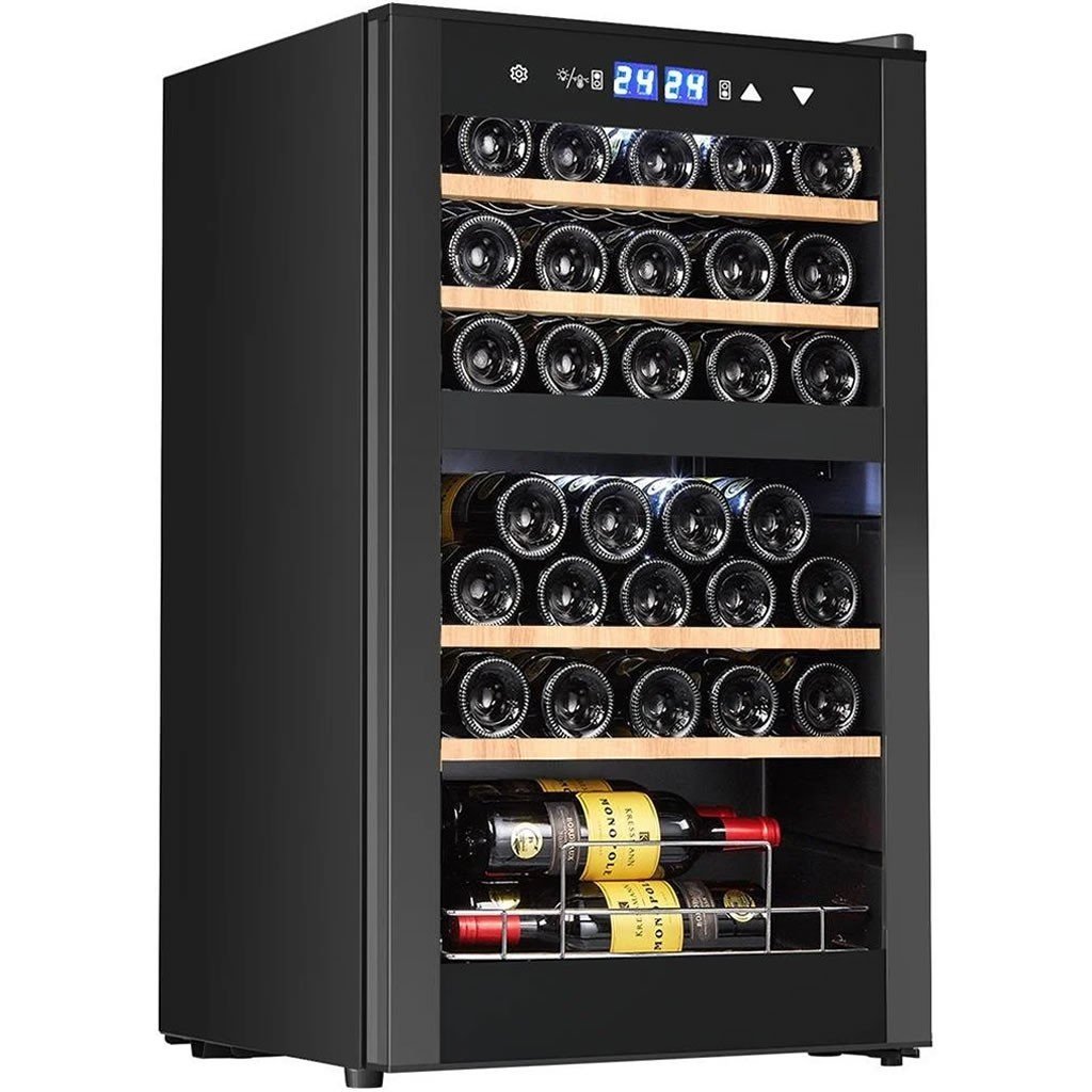 Berfmann BFW34-BG2 Çift Bölmeli 34 Şişe Kapasiteli Solo Şarap Dolabı