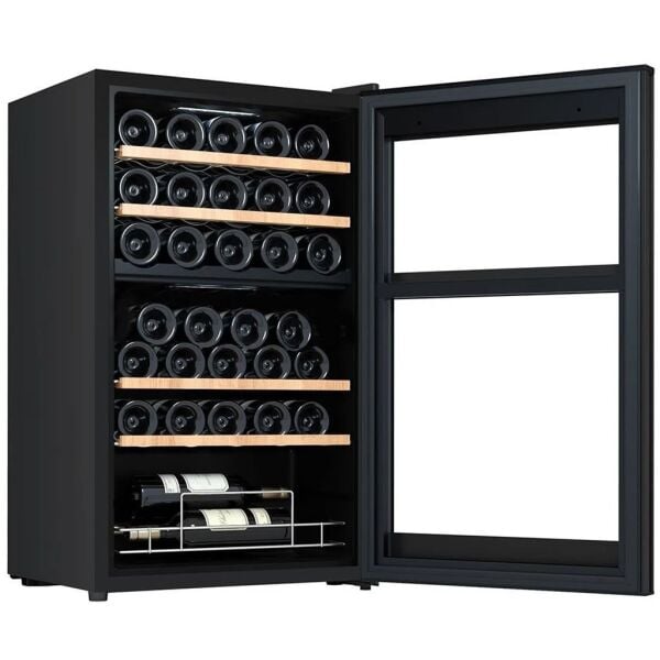 Berfmann BFW34-BG2 Çift Bölmeli 34 Şişe Kapasiteli Solo Şarap Dolabı