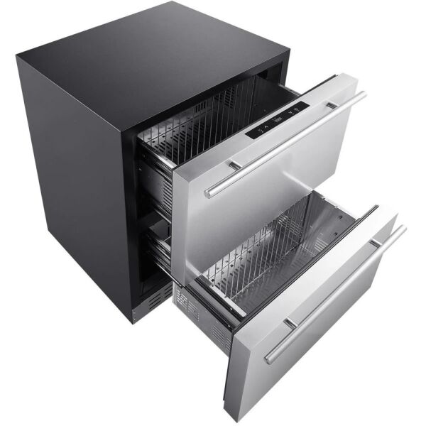Berfmann BUF113-DS Tezgah Altı Çekmeceli 113 Litre No Frost Buzdolabı & Dondurucu
