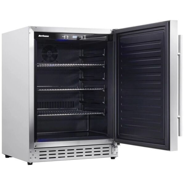 Berfmann BUR113-SS Tezgah Altı Tek Kapılı 113 Litre No Frost Buzdolabı