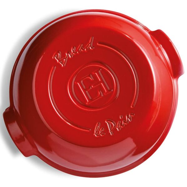 Emile Henry EH345507 Seramik Yuvarlak Ekmek Fırın Kabı (32,5x30x14 / 5,2 Litre)